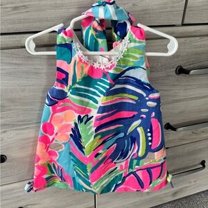 Lilly Pulitzer Multicolor Tropical Kids Dress